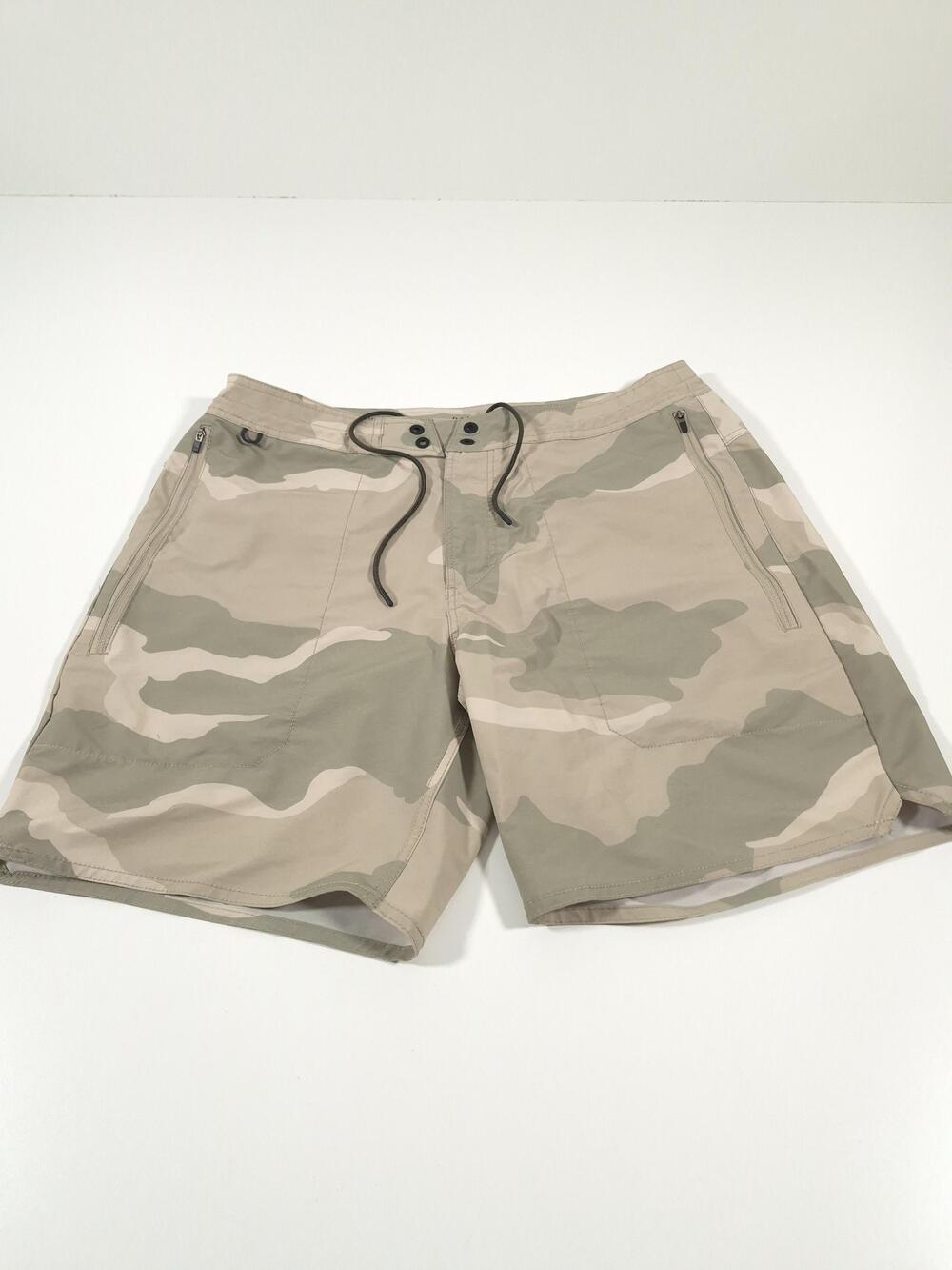 Roark Layover Trail Shorts Camo Stretch Quick Dry Drawstring Outdoor 33